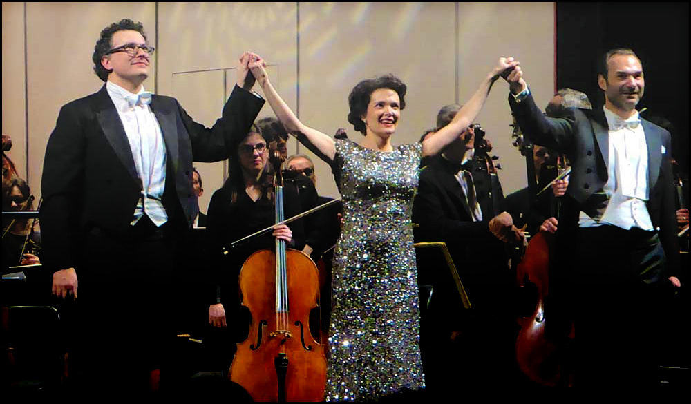 Benjamin Pionnier, Isabelle Cals et Nikolai Schukoff : mémorable concert Strauss-Wagner à l'Opéra de Tours en mars 2017. D.R.