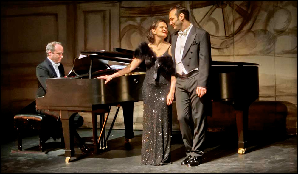 Antoine Palloc, Isabelle Cals et Nikolai Schukoff au Théâtre Impérial de Compiègne en 2011. © Tutti-magazine
